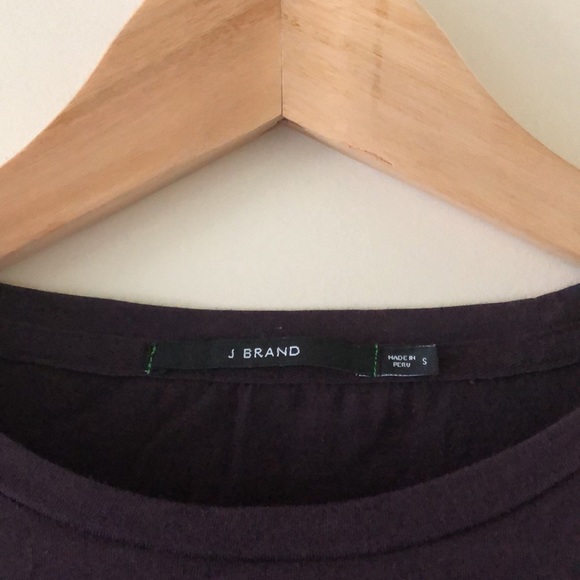J Brand Carolina long sleeve cotton t-shirt - Picture 4 of 5